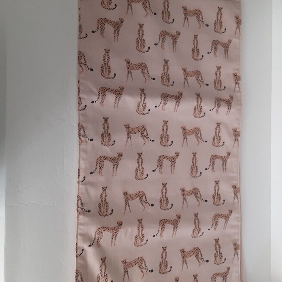 The Spring Shop Cheetah Table Runner Blush Eclectic - Picture 2 of 4